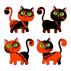 Collection of cats for Halloween