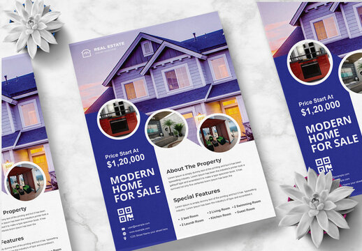 Real Estate Business Flyer Layout