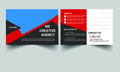 New creative corporate  Postcard Template 