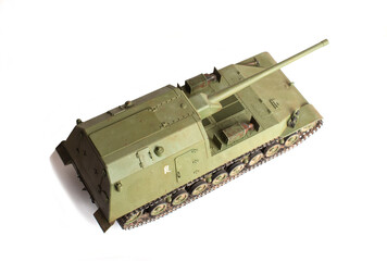 Scale model of old vehicle