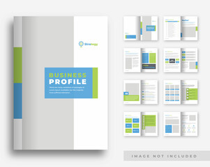 Multipurpose brochure layout template for business or company 