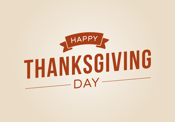 Obraz premium Happy Thanksgiving Background, Thanksgiving Illustration, Giving Thanks, Pumpkin Icon Autumn Fall Leaves Vector Illustration Background