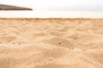 Sea view from tropical beach with sunny blue sky. Tropical sea beach in Bali. Summer sea in Bali. Summer beach with blue sea water. Paradise beach and summer sea, Bali. Sea relax. Blue sea water, Bali