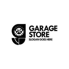 Initial letter g logo concept design template vector