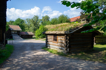 Naklejka premium Norsk Folkemuseum, Bygdøy, Oslo, Norway