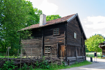 Fototapeta na wymiar Norsk Folkemuseum, Bygdøy, Oslo, Norway