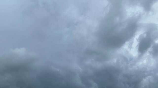 Strom clouds time lapse