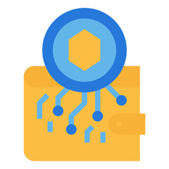 wallet flat icon