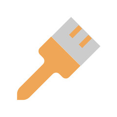 brush flat icon