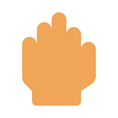 gloves flat icon