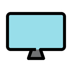 monitor Color line icon