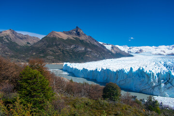 Naklejka na ściany i meble Perito Moreno Glacier, Los Glaciares National Park, Argentine Patagonia