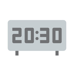clock time flat icon