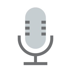 microphone flat icon