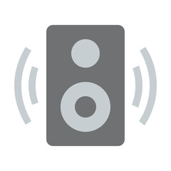 loudspeaker flat icon