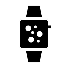 smartwatch glyph icon