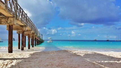 pier in the sea