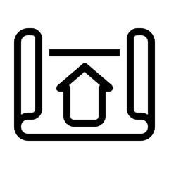 blueprint line icon