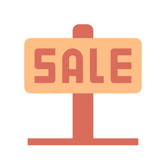 sale flat icon