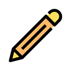 pencil Color line icon