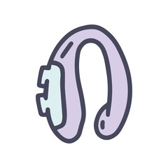 vibrator color vector doodle simple icon design - obrazy, fototapety, plakaty