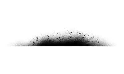 the abstract black ink sprayed on a white background. the grunge paint brush collection for creative street design.