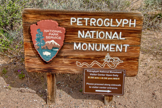 Albuquerque, New Mexico, United States 4-12-19 Informational Signage at Petroglyph National Monument