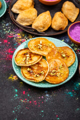 Traditional Indian Holi food malpua