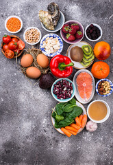 Food rich in collagen. Healthy products