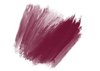 Pincelada de pintalabios color burdeos. Mancha textura maquillaje, belleza.
