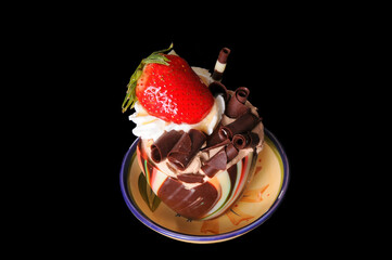 Frozen Parfait Ice Cream Delight