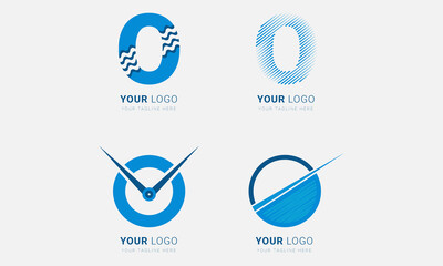 unique and professional o logo design templates