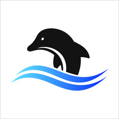 dolphin jump on the sea