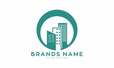 Skyscraper building creative logo design