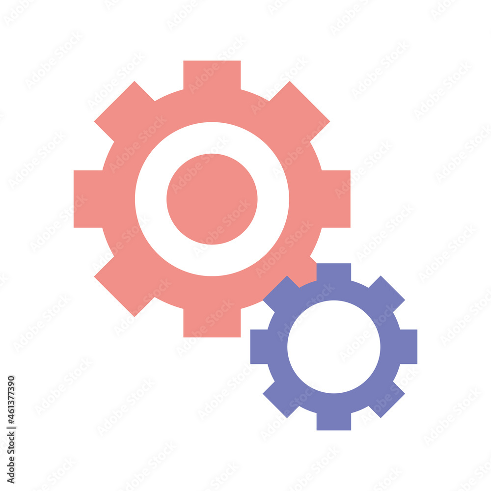 Canvas Prints gear cogwheel flat icon