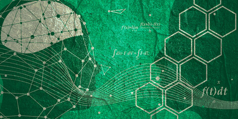 Silhouette of a men heads. Human communication in business and science