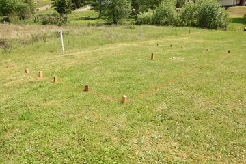  Swedish lawn game Kubb  With Wood Blocks 