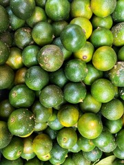 fresh limes on the market