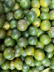 close up of green limes