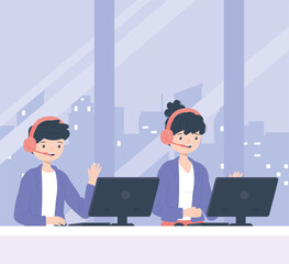 support service call center