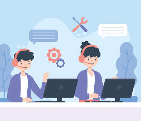 support service office