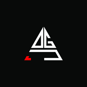 DGJ letter logo creative design. DGJ unique design, OGJ letter logo creative design. OGJ unique design

