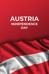 Austria independence day card