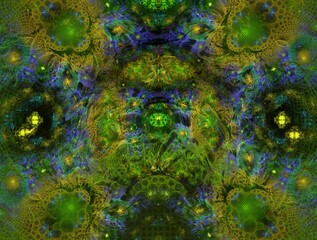 Imaginatory fractal abstract background Image