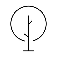 Tree line icon
