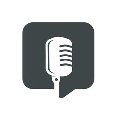 microphone icon on button