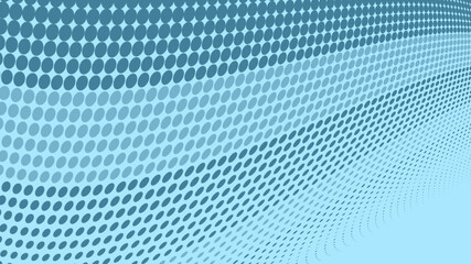 Naklejka premium blue abstract background with dots