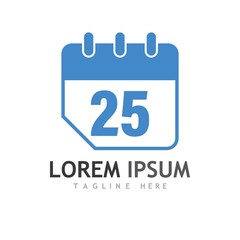 Date tree icon vector illustration