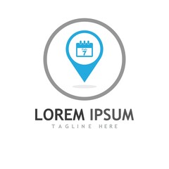 Date tree icon vector illustration