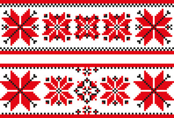 traditional ukranian ornament seamless ornamental pattern-2 part two